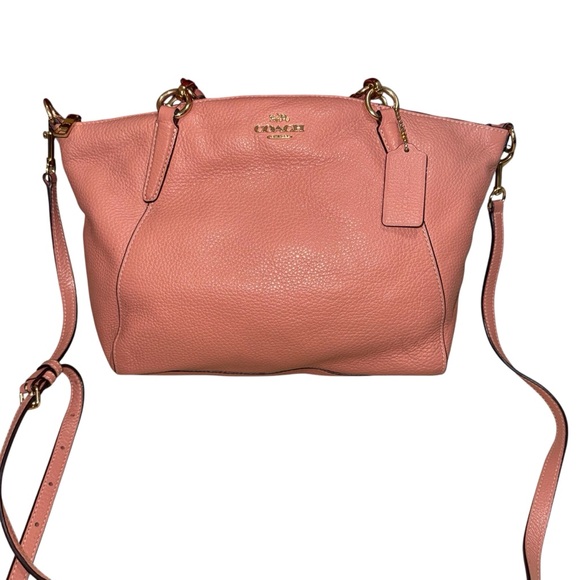 Coach Blush Leather Shoulder Bag - Picture 2 of 13
